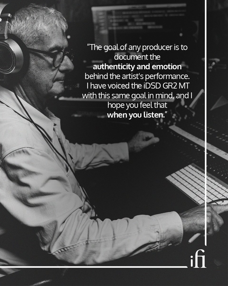 ifiaudio's tweet photo. The iDSD GR 2 MT is the sound of a lifetime of studio experience and critical listening. https://t.co/jeHrI2Km37