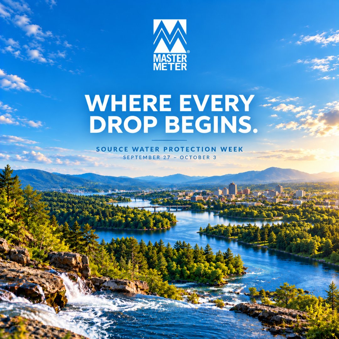 MasterMeterInc's tweet photo. As #SourceWaterProtectionWeek comes to a close, one thing is clear: every drop we depend on has a beginning. Our rivers, lakes, reservoirs & groundwater are the foundation of healthy communities. Protecting source water today means protecting what comes next. Every drop matters. https://t.co/h2F2vTNcHW