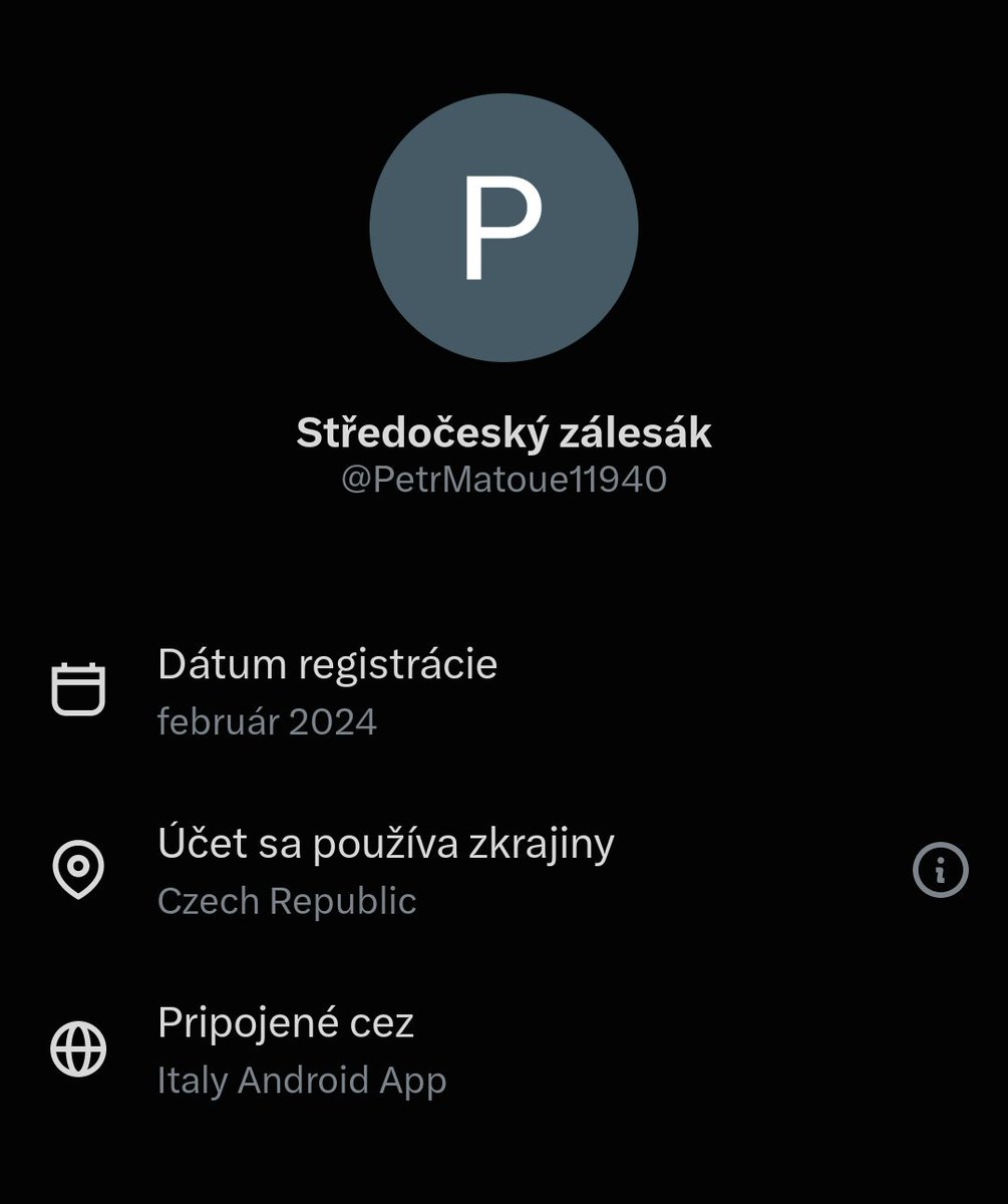 RMJanku_ND's tweet photo. @PetrMatoue11940 @TEAPARTYcz Řekl trollský bot z Itálie, který neví, že to netrefil Rus, ale ukrajinské PVO.

Mimochodem, zde důkaz toho, že jsi bot. Itálie, twl! Táhni k čertu, ty bote z trollí farmy! https://t.co/nAMfvIfIEp