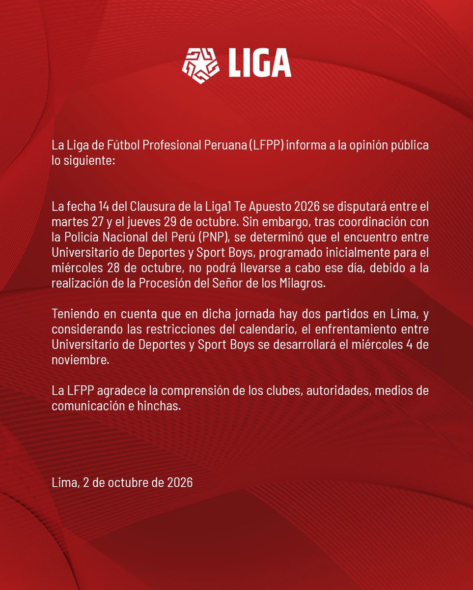 potrillo_1901's tweet photo. Lamentablemente no podrán jugar ese día por eso les daremos más días para descansar.
Pero no se molesten es casualidad nomas. https://t.co/YQyG4wMkrB