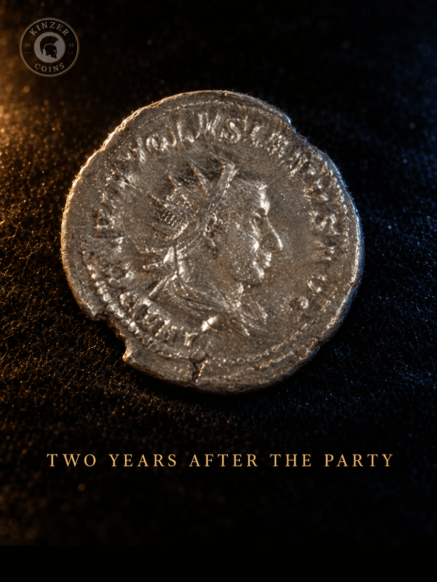 KinzerCoins's tweet photo. Would you have ruled during a plague?
Volusian co-ruled Rome with his father Trebonianus Gallus from AD 251 to 253, right as the Plague of Cyprian tore through the empire.
https://t.co/Php7uJb1qF
#AncientCoins #RomanEmpire https://t.co/0RJ1Y4GwGF