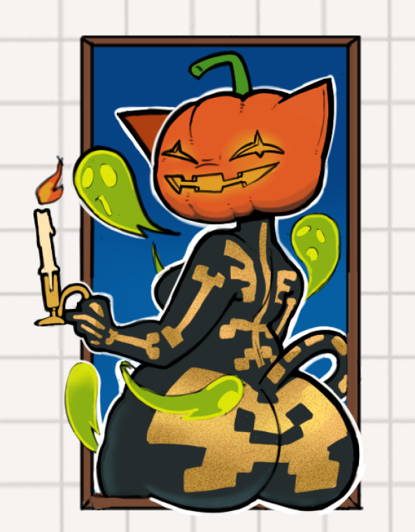 HootPizza1's tweet photo. Im busy with comms so take this rushed old drawing that I did, HAPPY PRE HALLOWEEN https://t.co/C0b1LKLdEg