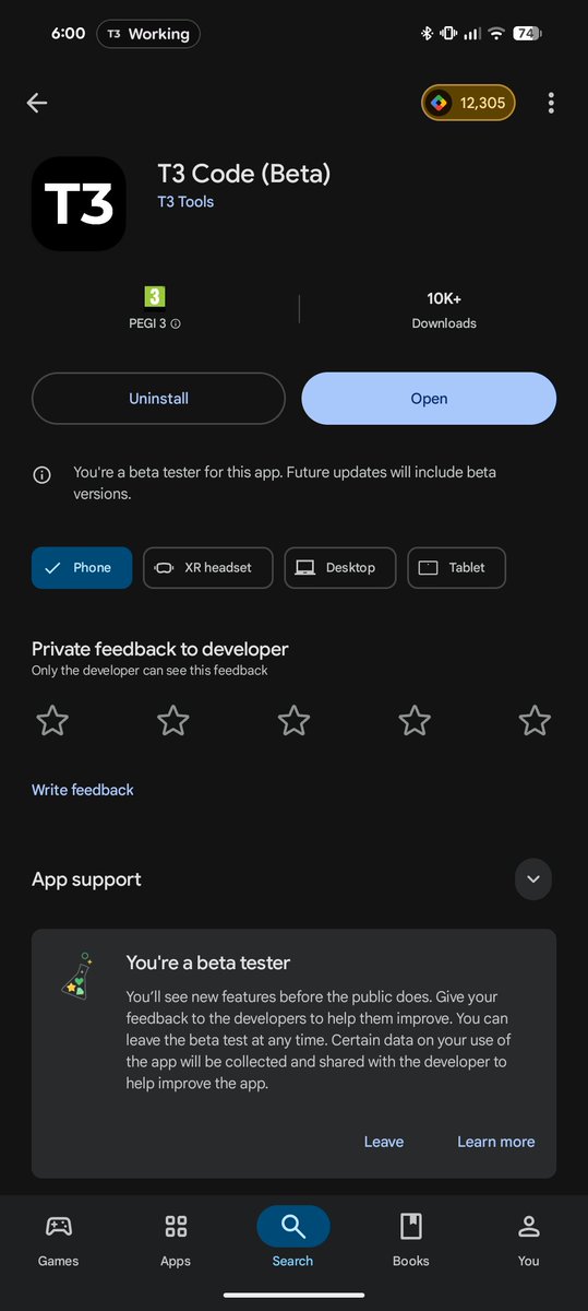nerdnwise's tweet photo. @jullerino @saltjsx @maria_rcks Looks like I'm on beta but still can't see the nightly computers on my account. But version still reports 1.4.0 on mobile app tho. Maybe google distribution problem? https://t.co/r1j82nGWpg