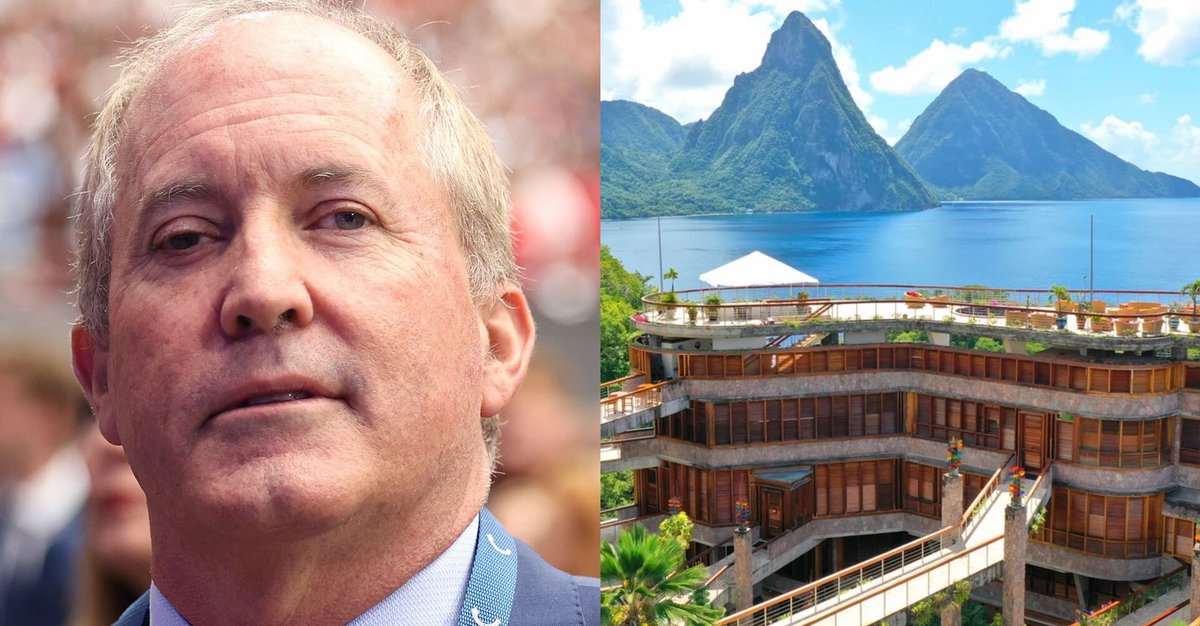TeamTalaricoHQ's tweet photo. Ken Paxton has taken over 275 out-of-state trips since taking office.

Texans have spent $1.9 million in taxpayer funds on his luxury vacations. https://t.co/ohFAiTf0F9