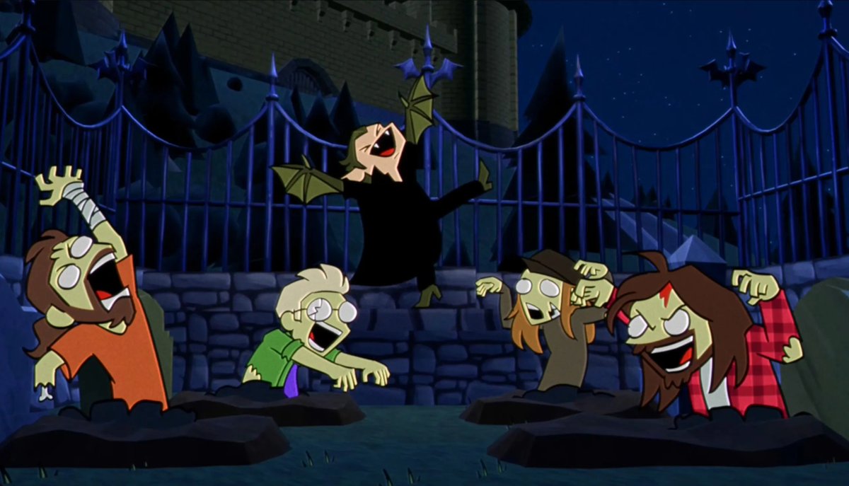 Piemations's tweet photo. It's a Halloween double feature today! 
We just put out the FREAKY DEAKY CASTLE music video and a HUGE behind the scenes for last year's BOO!!! music video. 
Check em out! https://t.co/SCq7PxZjy8