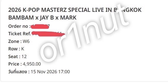 vv27000's tweet photo. ขออนุญาตปล่อยบัตรค่าา
มีบัตร 4900 >> 2ใบ วันที่ 15/11/69
W6 > K12
E3 > R 36
สนใจเดมมาสอบถามได้นะคะ
ไม่อัพราคาค่ะ จ่ายตามที่จ่าย นัดรับสกลนคร นครพนม 
#KPOPMASTERZ_SPECIAL_LIVE_IN_BANGKOK #2026KPOPMASTERZ_SPECIAL_LIVE_IN_BANGKOK_BAMBAMxJAYBxMARK  #BamBam
#KPOPMASTERZ https://t.co/vdaPTwxxO9