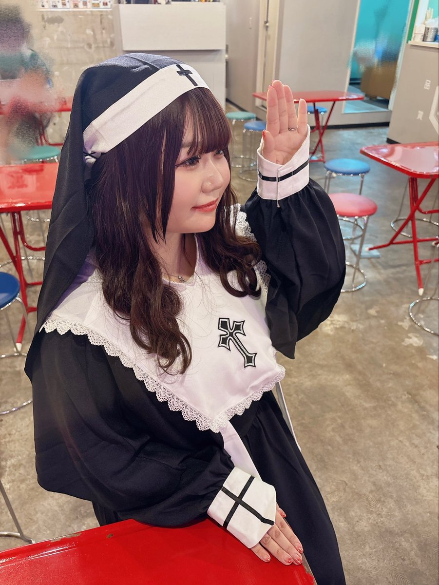 sahoshirasu's tweet photo. ご加護を～～～！

今年はシスターでしたっ☺︎︎︎︎ https://t.co/IFdR0sCi1L