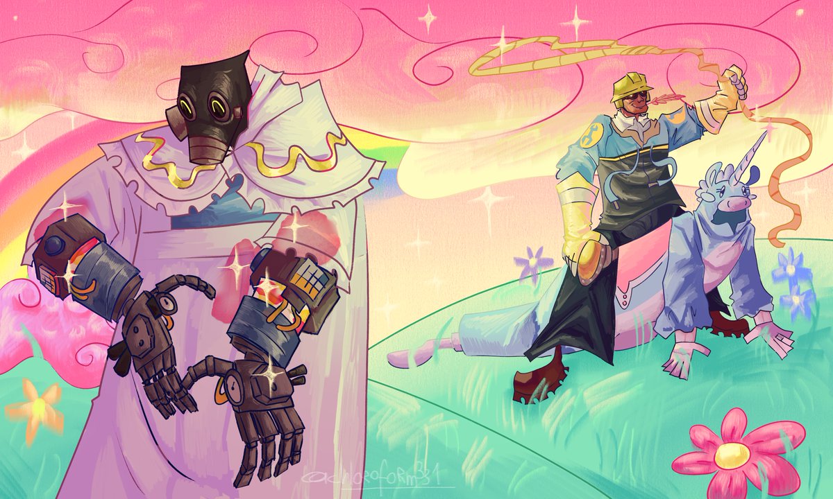 Chloroform331's tweet photo. (##;#-#+#;$; !!!!!
#pyroland #tf2 #tf2pyro #tf2engineer #tf2balloonicorn #tf2fanart #ventart #pyrovision https://t.co/SvsbNFKjCk