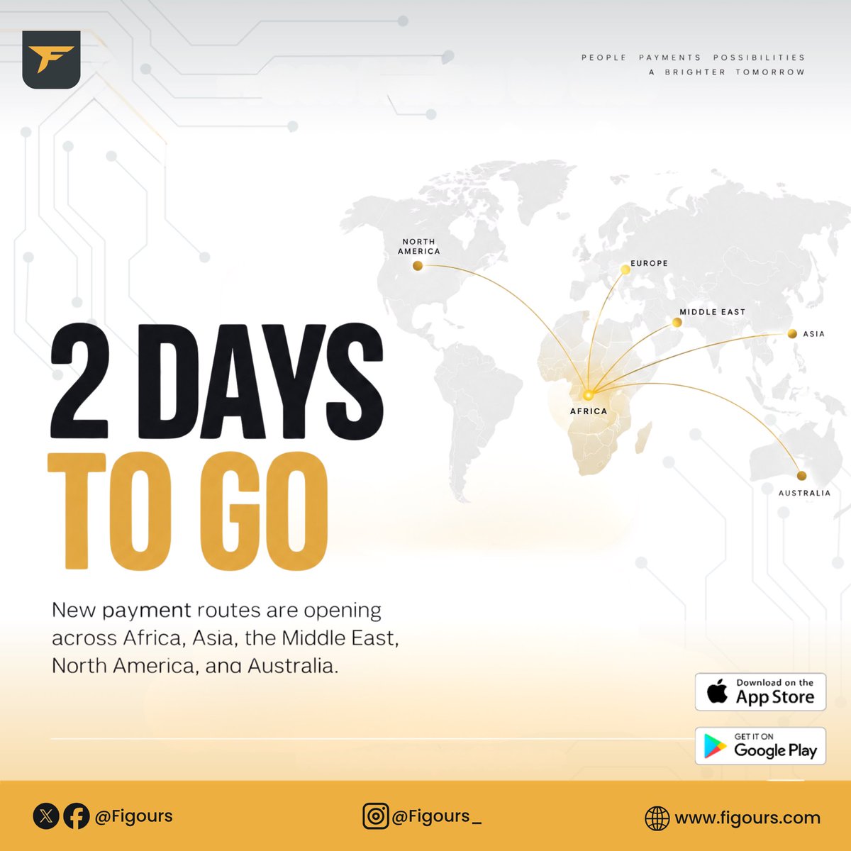figours's tweet photo. The borders are fading.

This Monday, we’re opening new payment routes across Africa, Asia, the Middle East and beyond.

#SaturdayMood #DownloadFigoursApp #GlobalTransactions #Fintech #DigitalBanking https://t.co/pYjxoDLTvl