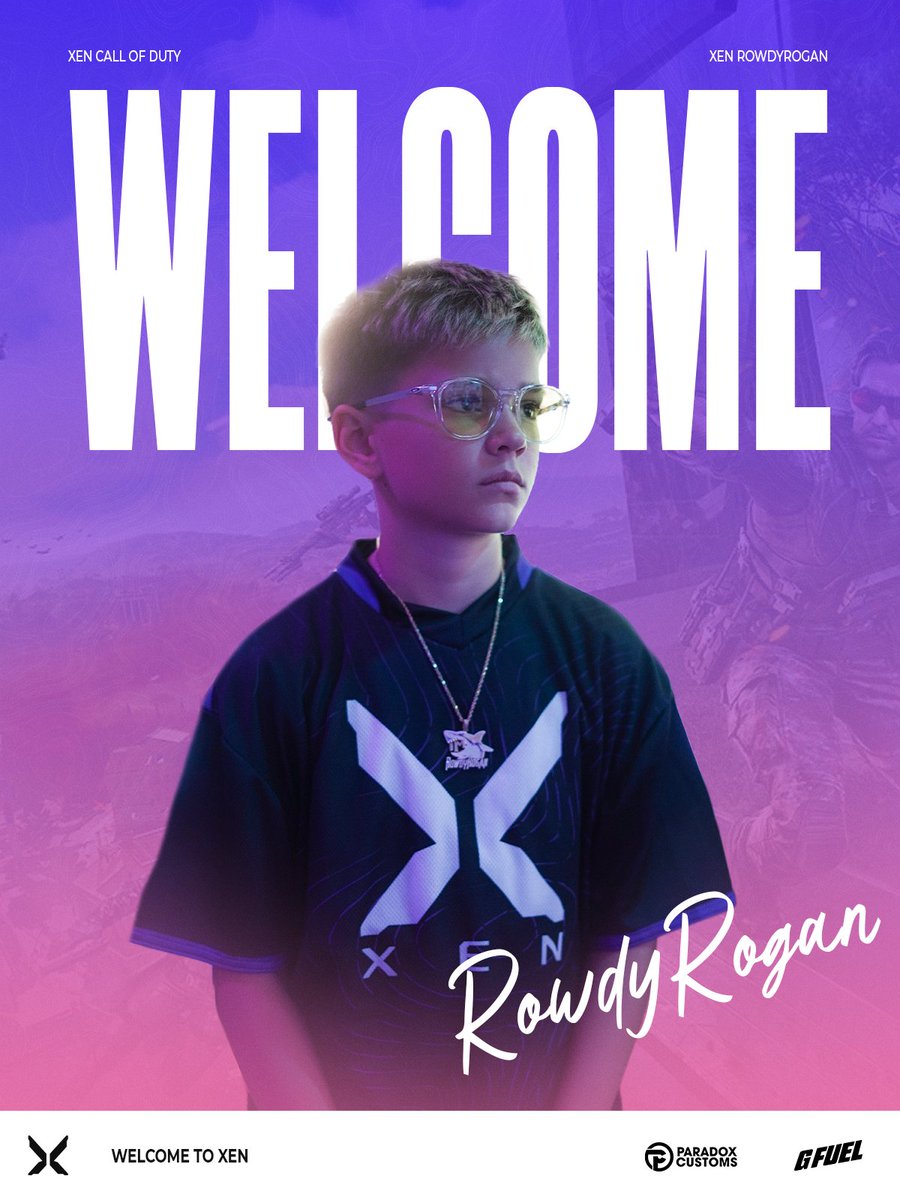 XenGGs's tweet photo. Too young to drive, old enough to get Rowdy.😎

Welcome to Xen, @RowdyRogan💜 https://t.co/iaqJGSExUE