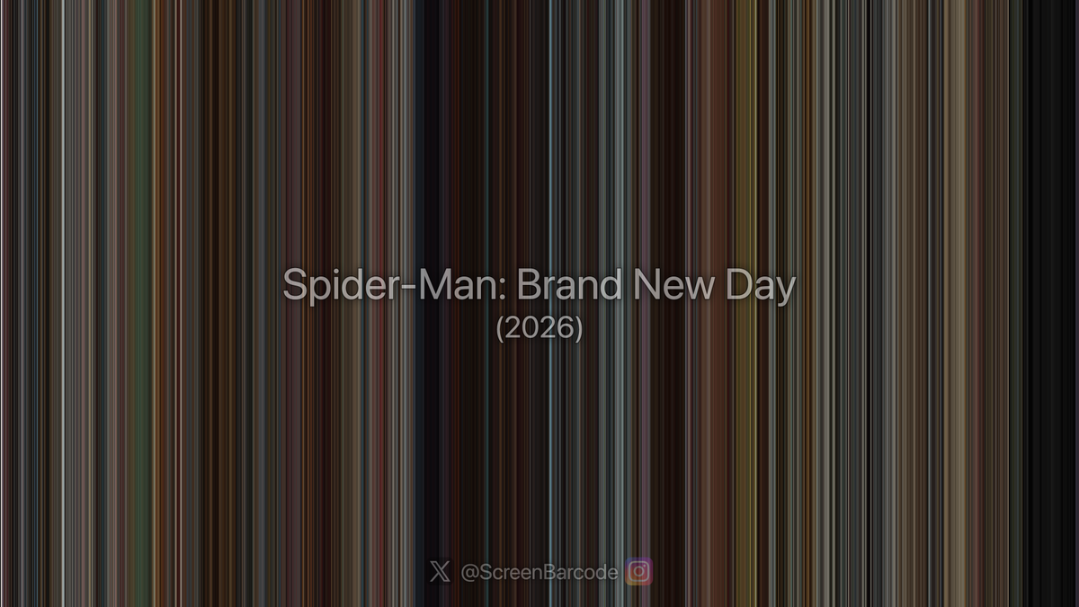 ScreenBarcode's tweet photo. Spider-Man: Brand New Day (2026) - Barcode &amp; Poster
Dir. Destin Daniel Cretton https://t.co/ePnnldmpgD