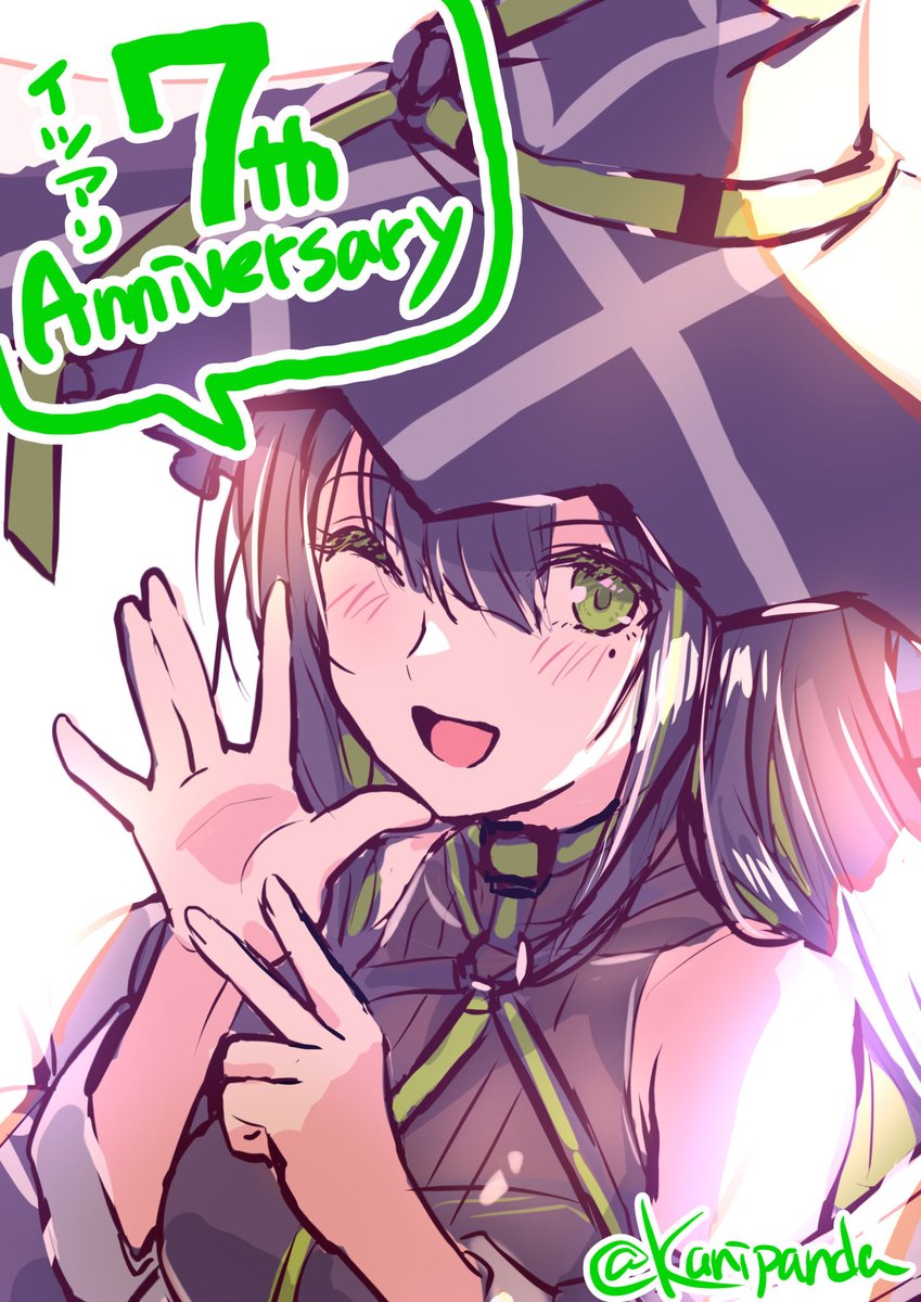 kanipanda's tweet photo. 7周年！めでたい！ #イツアリ #イツアリR  #イツアート https://t.co/8YbnSdSWdR