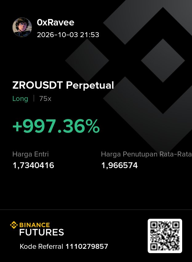 0xRavee's tweet photo. thanks for the dip!

$ZRO pay the bills hehehe

happy weekend all❤️ https://t.co/Zt5X6PqexC