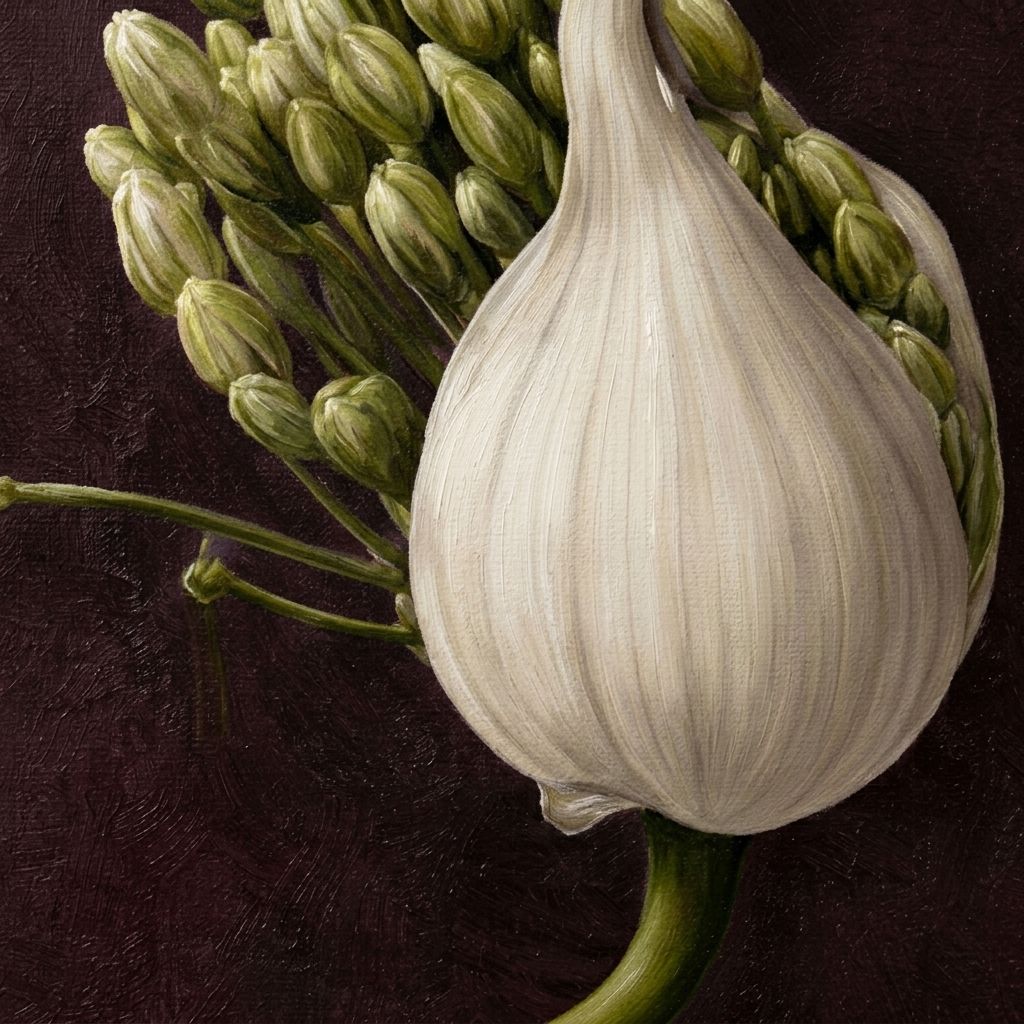CathySavels_Art's tweet photo. Discover a series of four small paintings capturing the evolving beauty of allium flowers against a rich aubergine backdrop. A botanical story in every brushstroke. 🌸🎨 #BotanicalArt #OilPainting #ContemporaryStillLife #ArtLovers https://t.co/Wfogil0Ws2