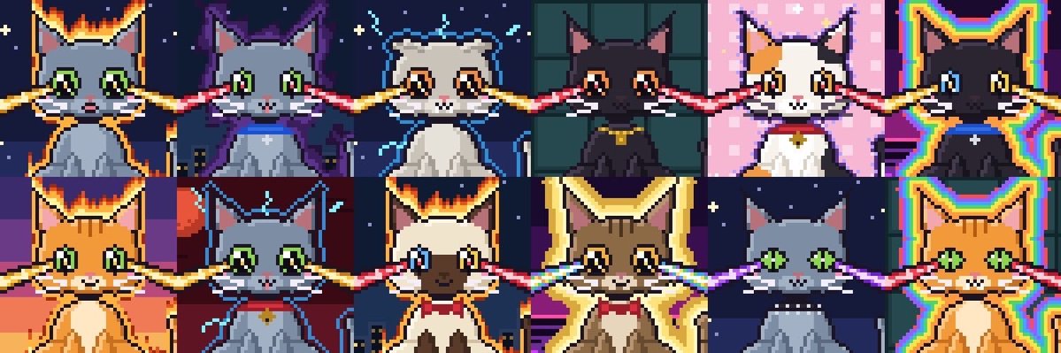 MHanwar10's tweet photo. 15x GTD spots for @galaxygatos

4,444 laser-eyed pixel cats on Ethereum.  
Small paws. Big cosmic energy.  
Mint: 0.00045 ETH.

To enter:
• Follow @galaxygatos @MHanwar10
• Like +RT
• Drop your EVM below

10h only https://t.co/oNBn1TdQed