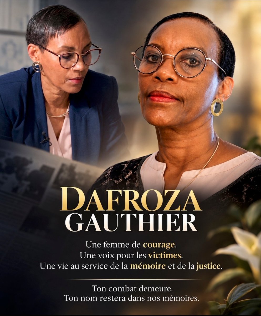 AssociationHum7's tweet photo. Dafroza était une femme de courage. Son combat pour la justice, la vérité et la dignité des victimes du génocide contre les Tutsi restera à jamais dans nos mémoires. Imana imwakire mu bayo 🙏 https://t.co/Tw6P8NM4ND