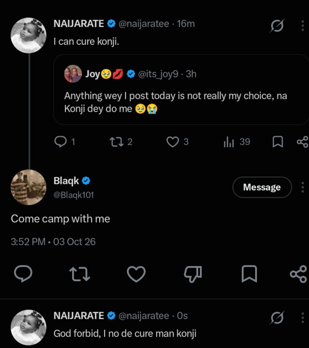 naijaratee's tweet photo. I can only cure fine girl like @its_joy9 konji, not men.. let's be guide pls before you  see yourself in kirikiri or kuje.. https://t.co/k6fwChzrOe