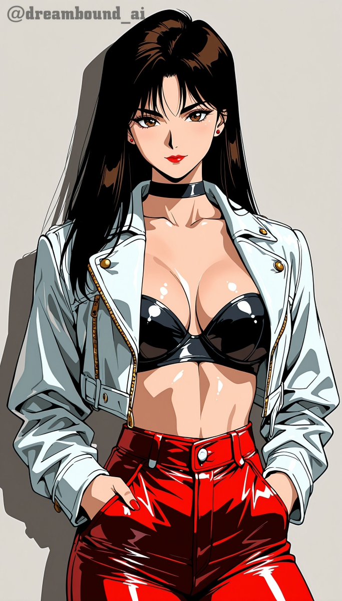 dreambound_ai's tweet photo. A confident presence with an effortless charm that turns every look into a statement. 🏍🔥💋

.
.

• Created on: @moescapeai

.
.

#Anime #Trending #ExplorePage #ReikoTerayama #GoldenBoy https://t.co/jLTWDEuqoA
