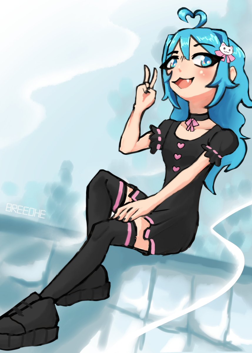 TheBreeoche's tweet photo. cute girls get cute alt outfits :3
________
commission for @CheliceraeA ! https://t.co/qYX4zvTqxV