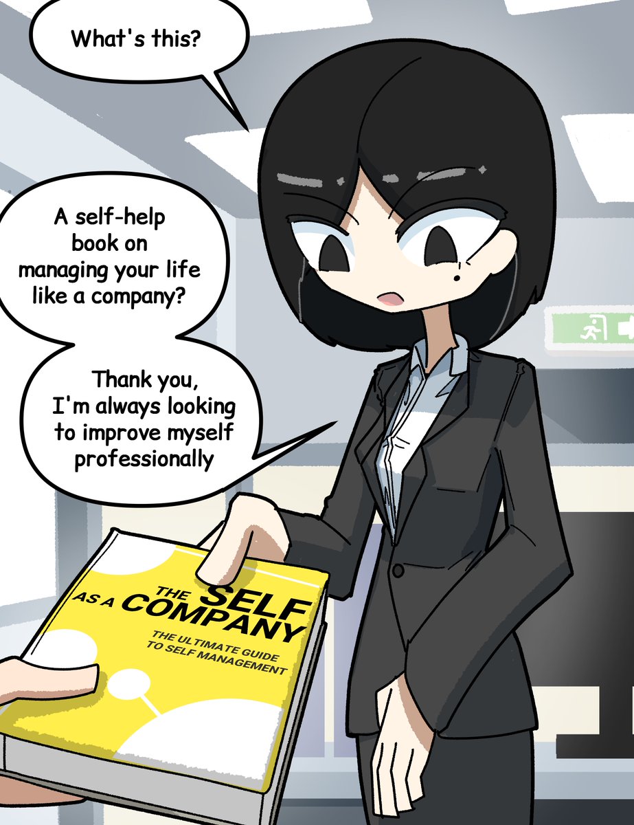 PigeonStrange's tweet photo. The Self as a Company (1/2) https://t.co/NpK8ipBaeK