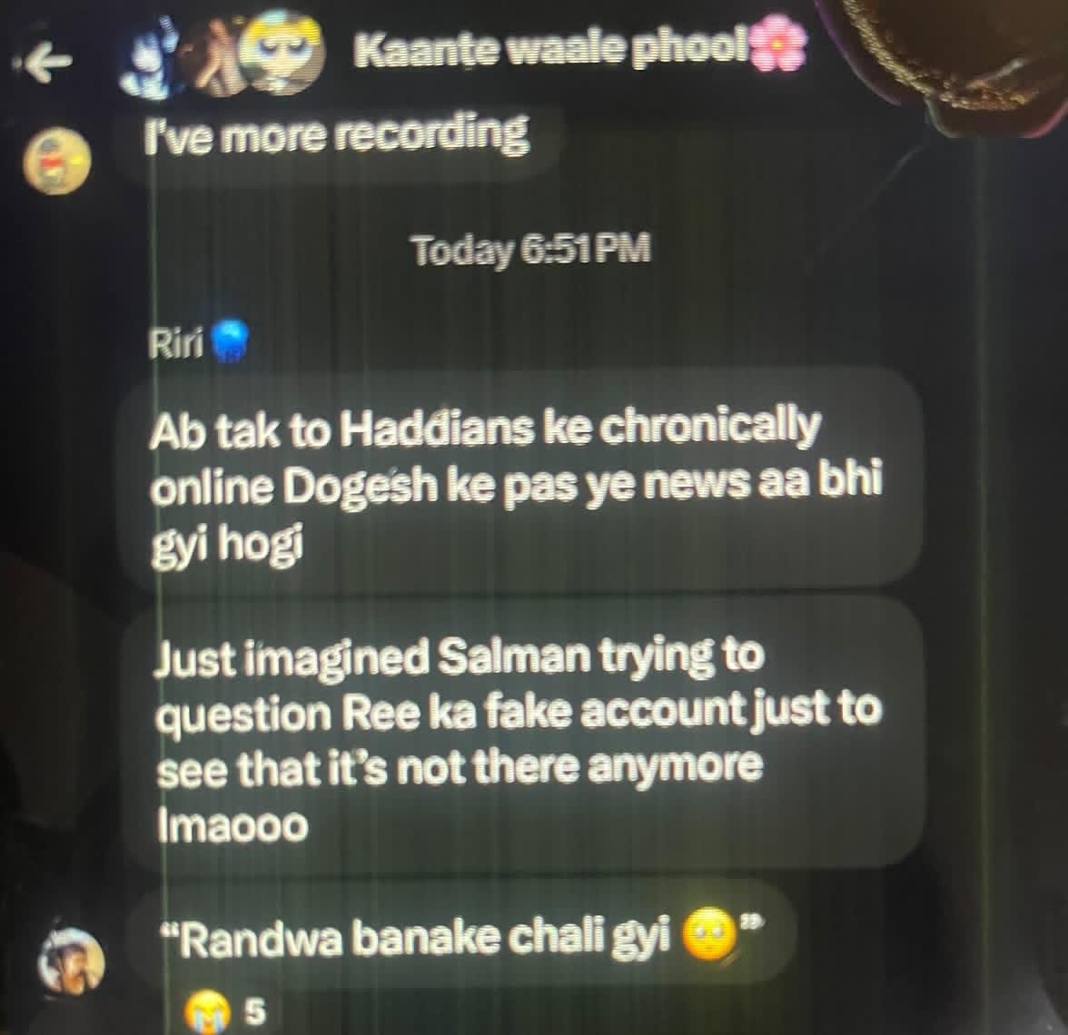 girls4Hyein's tweet photo. these toxic akanksha fans ars so embarrassing this ree girl made a wholeass account to do this shit 
#yogeshrawat #akankshachoudhary #yoganksha https://t.co/U2ckj6WOVu