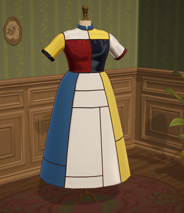LycorisBanashi's tweet photo. ive been making a bunch of dresses to unlock better items in dressmaker and today i recreated my favorite artwork 😊 https://t.co/Ud2ZuTvSCV