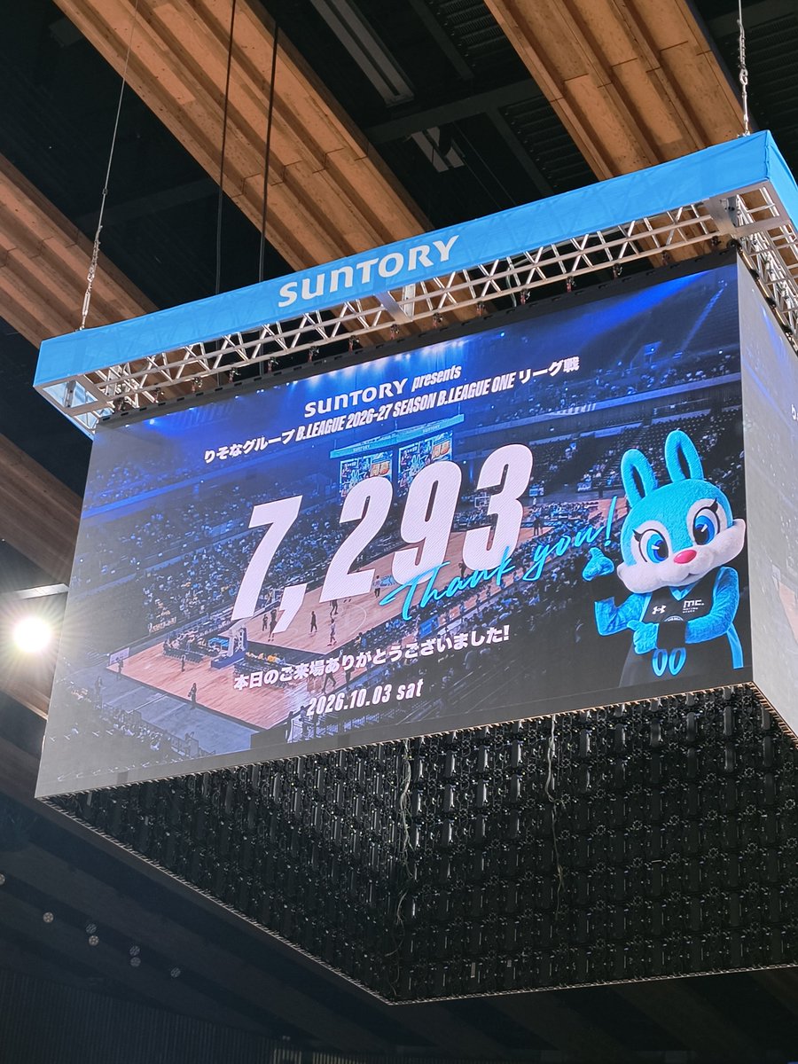 55Mikako33's tweet photo. #東京ユナイテッドBC
HOME有明アリーナでの初戦
#アースフレンズ東京Z さんとの東京対決
バスケ観戦初めての方
江東区のこども達
沢山の方々が足を運んでくださいました!
見て!この数字🙌 https://t.co/X6MZVQ1xg7
