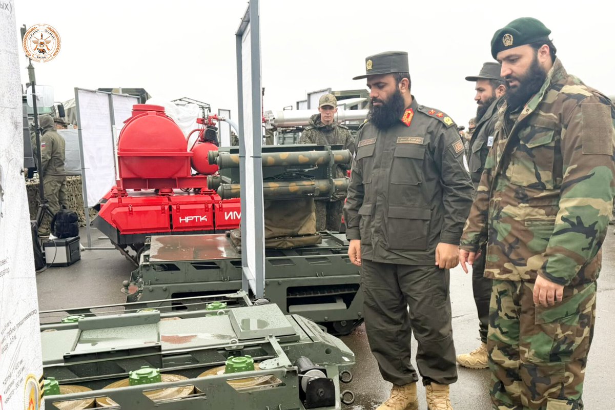 MoDAfghanistan2's tweet photo. Ministry of Defense Officials’ Participation, “Center-2026” Strategic Military Exercises, Russia
At the official invitation of the Russian Federation, a high-level delegation of the IEA Ministry of Defense, led by Mawlawi Nasibullah “Madani”, Commander of the Abdullah bin Masoud https://t.co/nPV8eGwN35