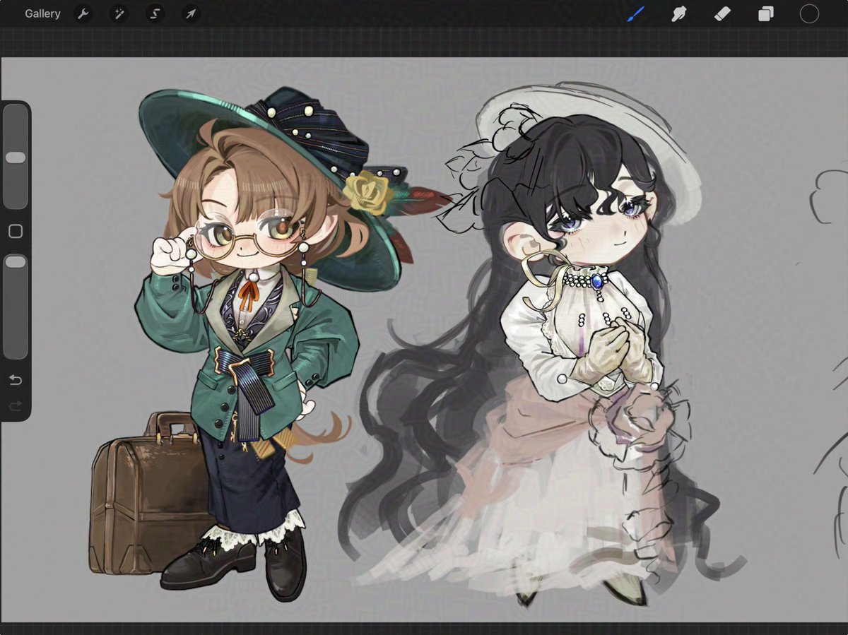 doof_ish's tweet photo. Some Kakania and Isolde for CF23 :3c

Challenge to be the last person to draw for con crunch this season... sorry guys instead of locking in I dilly-dallied, heres some wip to show im not coming empty-handed https://t.co/NmYcCn5rwl