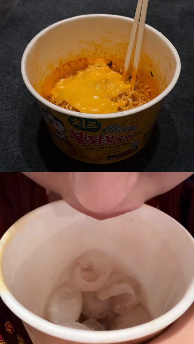 CHIQUITABASE's tweet photo. #CHIQUITA created moment on weverse

Chiquita makan buldak nyang sama lagi, dia bener bener suka banget.

Chiquita bilang harusnya berhenti makan, tapi dia ga bisa berhenti, dan fans nyuruh dia makan terus yang banyak

#BABYMONSTER https://t.co/q2r0vGCk2H