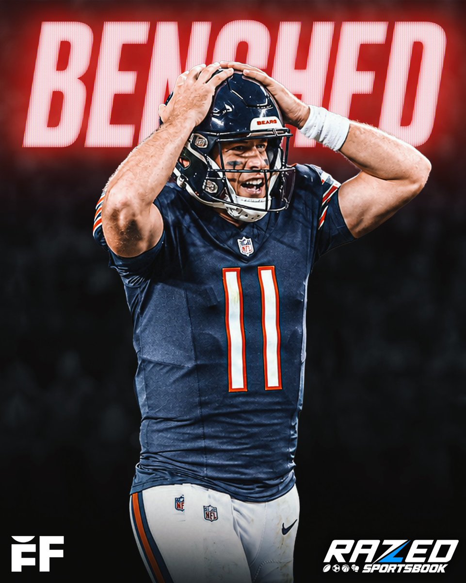 fballforeverhq's tweet photo. BREAKING: After leading the Bears to a 27-7 upset win over the Eagles, Case Keenum has been BENCHED for Sunday's game vs. Jets. 

Tyson Bagent will start, per Dan Wiederer. 

Keenum, 38, stepped up big time for the Bears, going 24/34 for 247 yards and 2 passing TD and 1 rush TD. https://t.co/YVNrm9CHmP