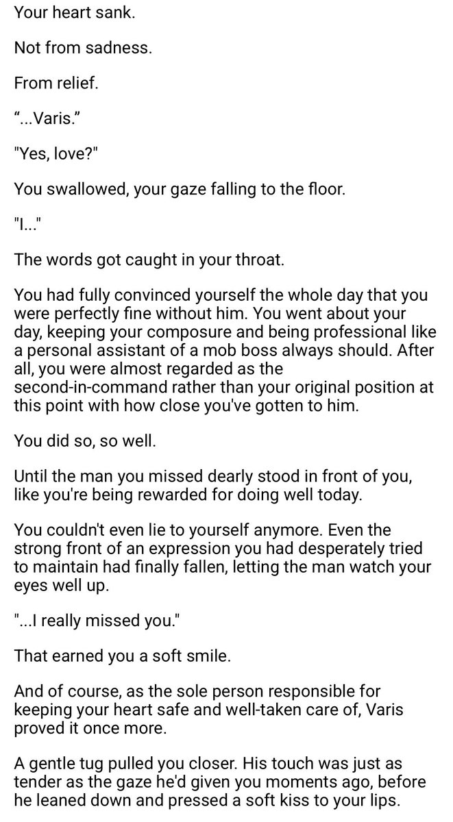 takotsukis's tweet photo. #VarySweetDreams

🕸️/reader fic!

🏷️ - fluff, kinda tsundere, married, whatever just kill me 

i dont usually write very often but i just wanted to get this out of my system so im sorry if this was a lil cringe or too wordy ;; enjoy still! if ur able to!! https://t.co/is15Sclnou