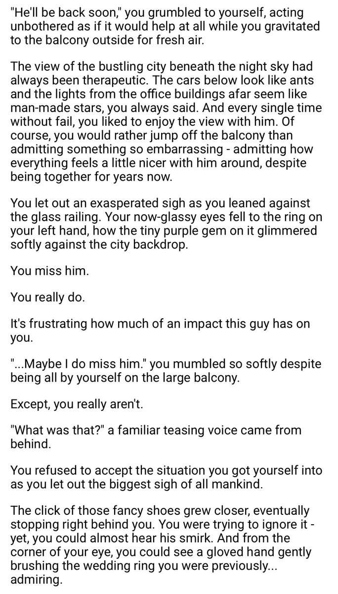 takotsukis's tweet photo. #VarySweetDreams

🕸️/reader fic!

🏷️ - fluff, kinda tsundere, married, whatever just kill me 

i dont usually write very often but i just wanted to get this out of my system so im sorry if this was a lil cringe or too wordy ;; enjoy still! if ur able to!! https://t.co/is15Sclnou