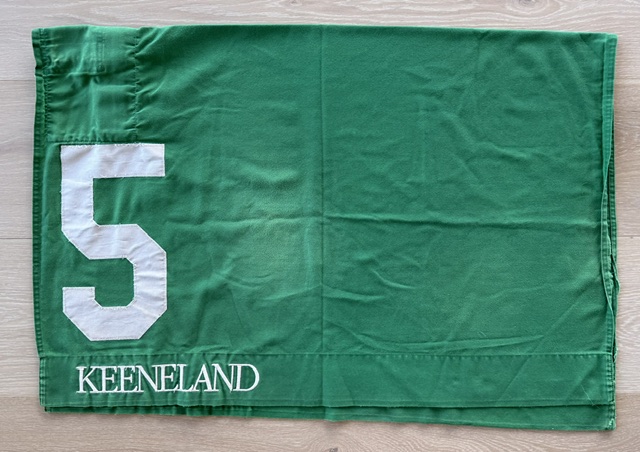 AfterFinishLine's tweet photo. Big weekend for #BreedersCup Challenge Series: Win &amp; You’re In races today &amp; tomorrow at #BelmontPark #Keeneland #SantaAnita. Saddle towels available for your horse racing memorabilia collection, https://t.co/mm0Qvvn8n2. In just 2 weeks we sold 53 towels to benefit #OTTB. https://t.co/Qs2qOIJtJX