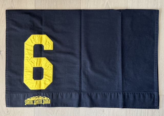 AfterFinishLine's tweet photo. Big weekend for #BreedersCup Challenge Series: Win &amp; You’re In races today &amp; tomorrow at #BelmontPark #Keeneland #SantaAnita. Saddle towels available for your horse racing memorabilia collection, https://t.co/mm0Qvvn8n2. In just 2 weeks we sold 53 towels to benefit #OTTB. https://t.co/Qs2qOIJtJX