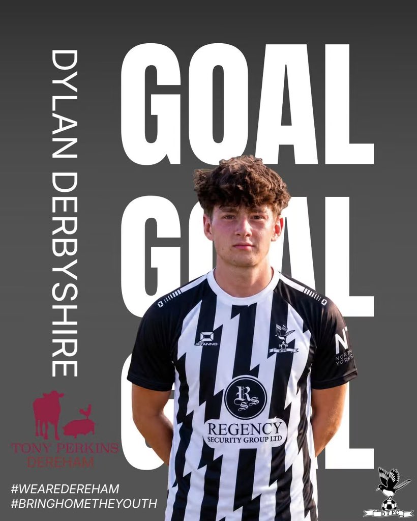 DerehamTown's tweet photo. DEREHAM 3-1 BRANTHAM
DYLAN DERBYSHIRE makes it 3 for the Magpies with a great finish after a superb run from Laggy who is back today after injury
#WeAreDereham https://t.co/iODCVQ3Nf1
