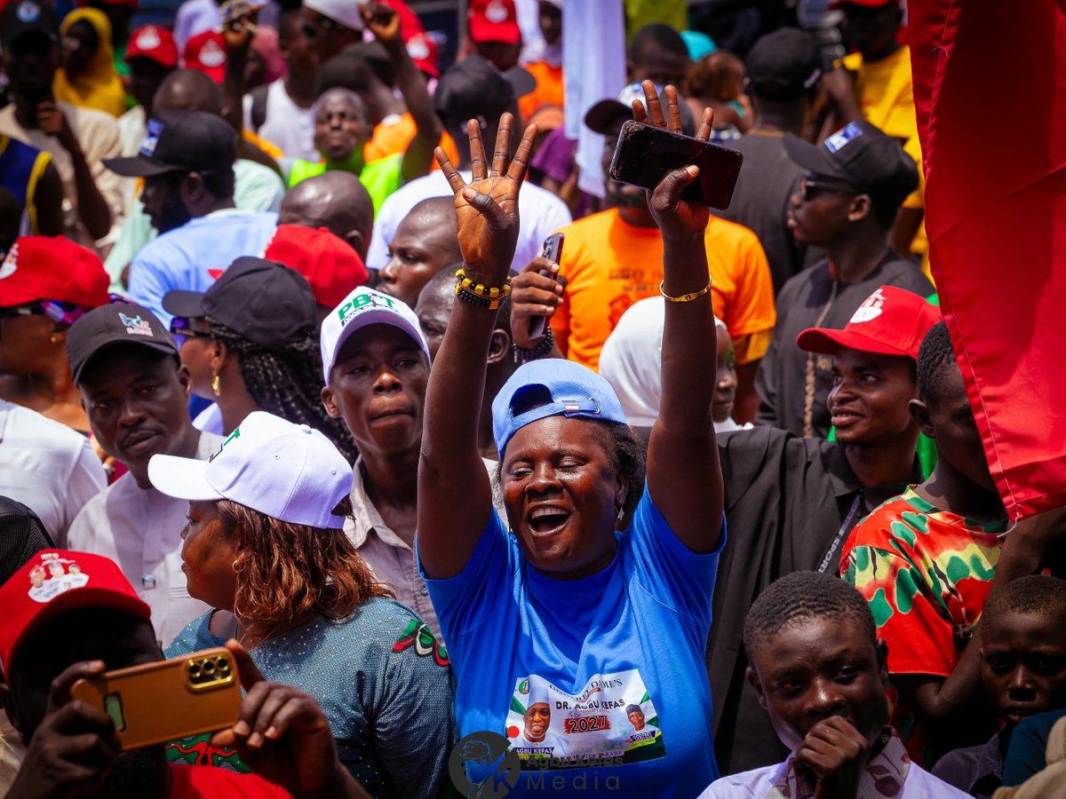 GovAgbuKefas's tweet photo. Today, the All Progressives Congress (APC) in Taraba State officially launched the Door-to-Door Movement, a grassroots mobilization drive for the re-election of President Bola Ahmed Tinubu and my own re-election bid.

We unveiled campaign vehicles for the movement alongside the representative of the Founder/Convener of the PBAT Door-to-Door Movement, High Chief Oweizide Ekpemupolo (Tompolo). He noted that the initiative is designed to coordinate and consolidate support for President Tinubu and all APC candidates across every polling unit ahead of the 2027 general elections.

The launch also provided an opportunity to reaffirm our commitment to attracting more development to Taraba and to implementing more pro-people policies when re-elected in 2027.

Taraba is fully ready for the Renewed Hope era. The choice remains clear — APC, from top to bottom.

#MovingForward