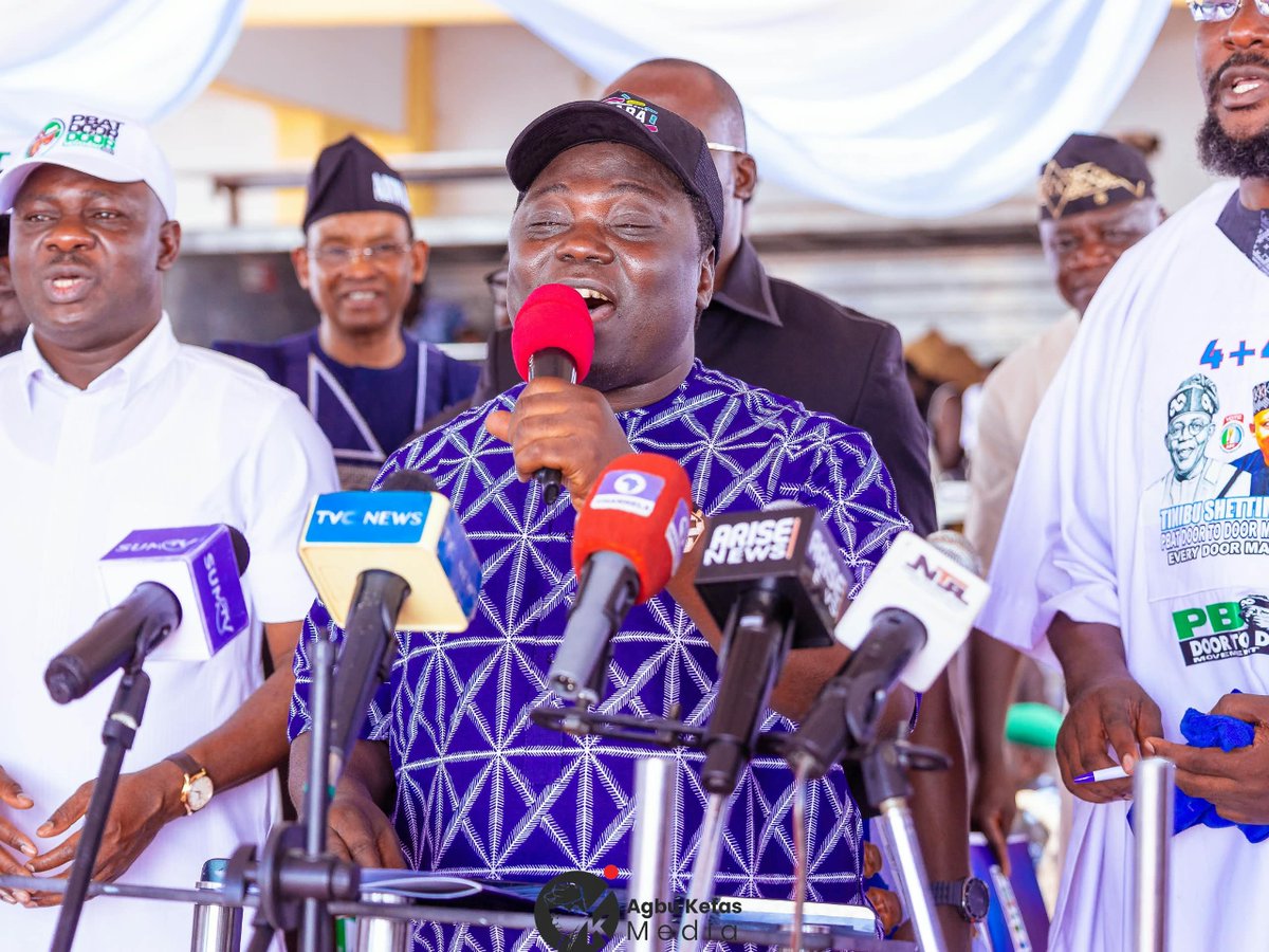 GovAgbuKefas's tweet photo. Today, the All Progressives Congress (APC) in Taraba State officially launched the Door-to-Door Movement, a grassroots mobilization drive for the re-election of President Bola Ahmed Tinubu and my own re-election bid.

We unveiled campaign vehicles for the movement alongside the representative of the Founder/Convener of the PBAT Door-to-Door Movement, High Chief Oweizide Ekpemupolo (Tompolo). He noted that the initiative is designed to coordinate and consolidate support for President Tinubu and all APC candidates across every polling unit ahead of the 2027 general elections.

The launch also provided an opportunity to reaffirm our commitment to attracting more development to Taraba and to implementing more pro-people policies when re-elected in 2027.

Taraba is fully ready for the Renewed Hope era. The choice remains clear — APC, from top to bottom.

#MovingForward