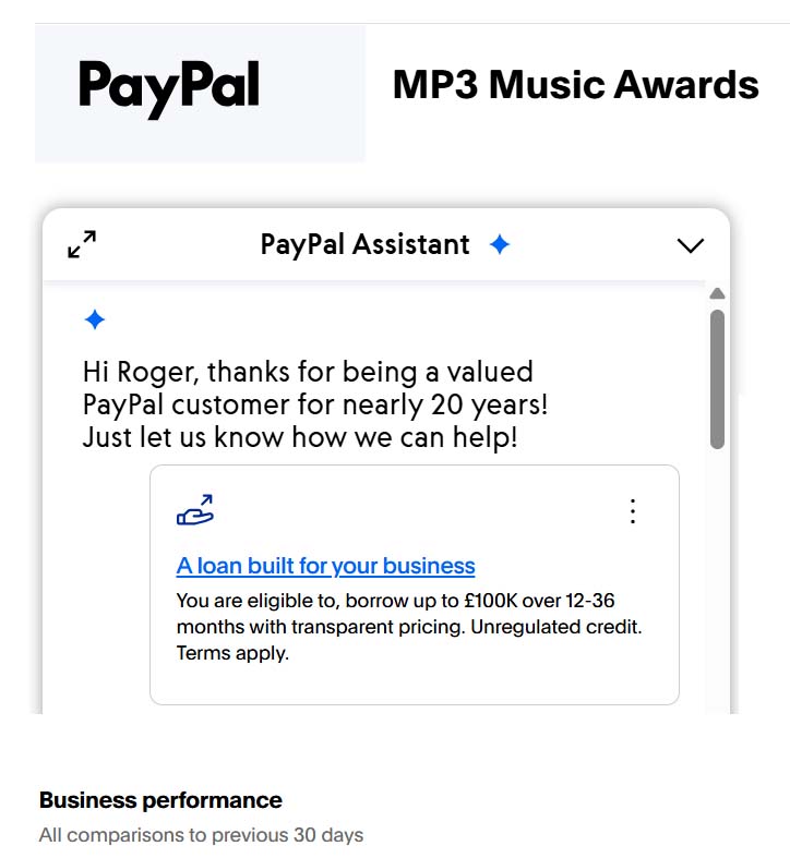 Mp3MusicAwards's tweet photo. Almost 20 years proudly with PayPal business @PayPal #MP3MusicAwards #MP3Awards #InspiringTV Inspiring TV https://t.co/kvTn5mEBSS https://t.co/QOU3rPIRXY