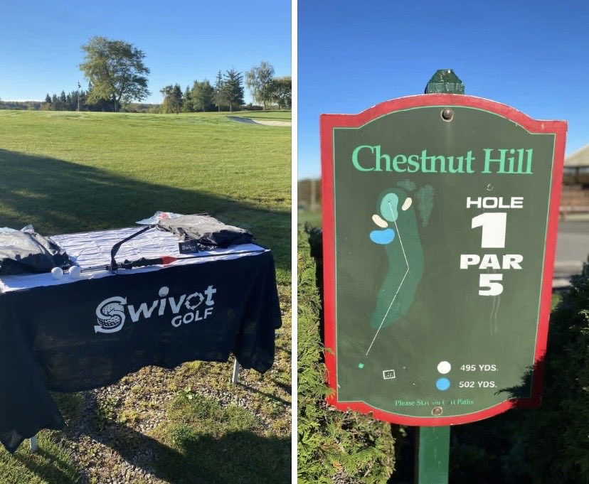 SwivotGolf's tweet photo. Beautiful day at Chestnut Hill Country Club for the Big Cup Tournament with Demo from Swivot Golf ⛳️ https://t.co/HF9DUbMEdg