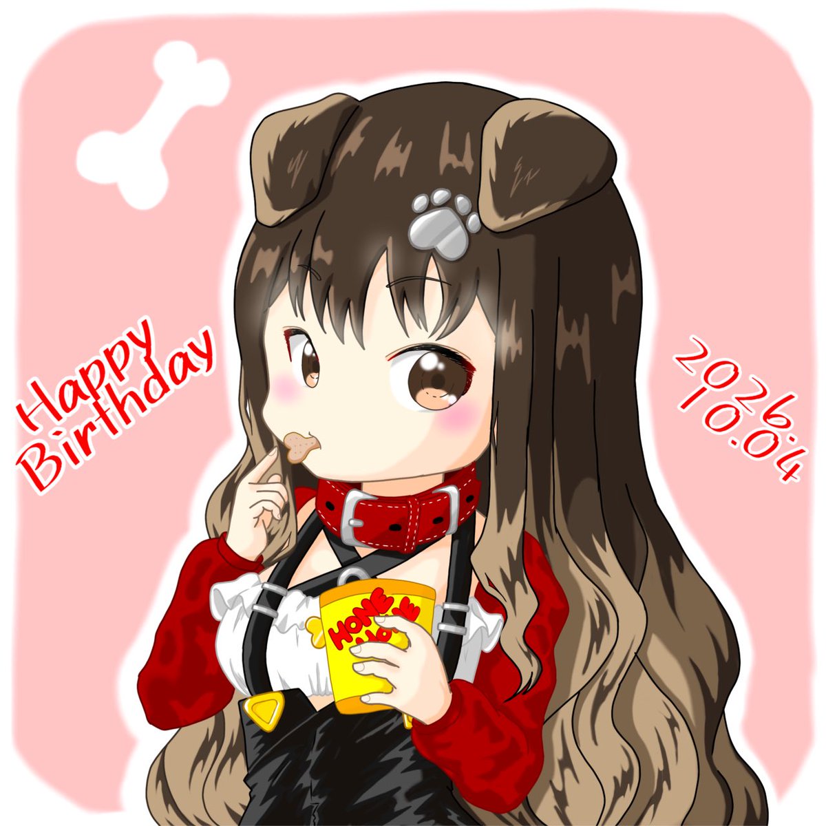 curcumin13's tweet photo. きゃんちゃんお誕生日おめでとうございます🎈🎂✂️
#遠吠きゃん生誕祭2026 #きゃんすけっち https://t.co/kVfBg0BB7l