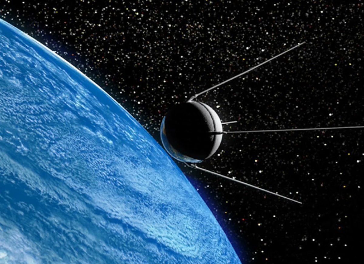 latestinspace's tweet photo. 69 years ago today, humanity launched the world's first artificial satellite 🛰️ Sputnik 1 https://t.co/1u0rWtHIij