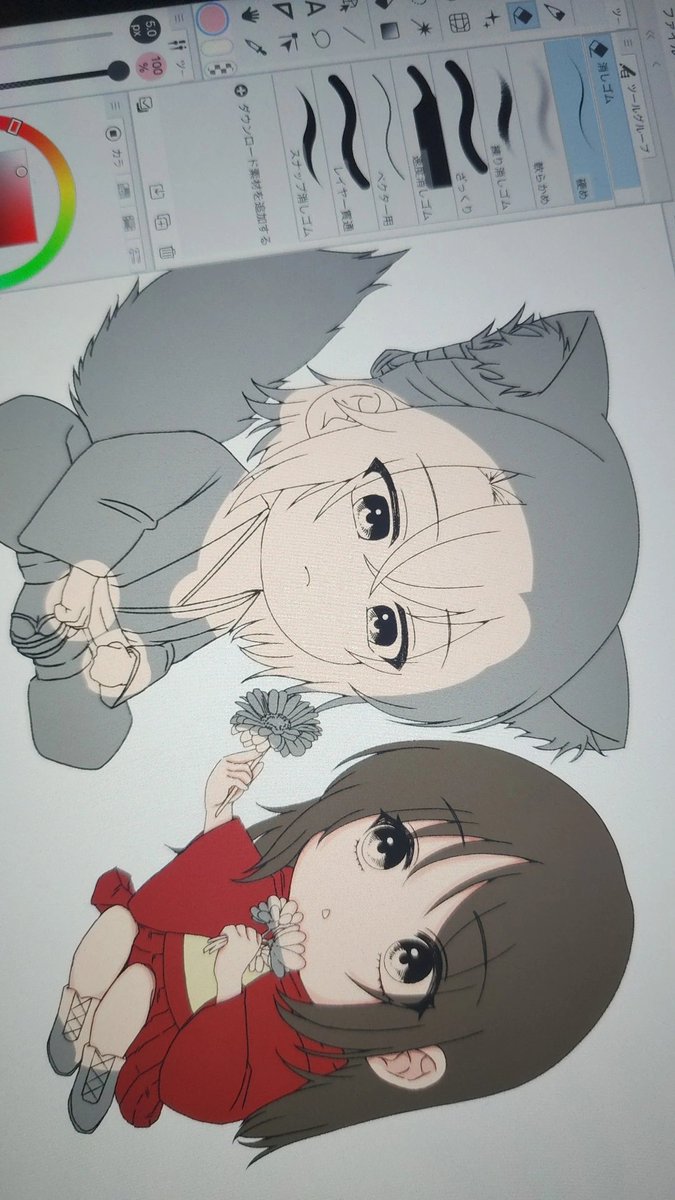 orion__031's tweet photo. やっと塗りに入った😭 https://t.co/iSaoK0Db7u