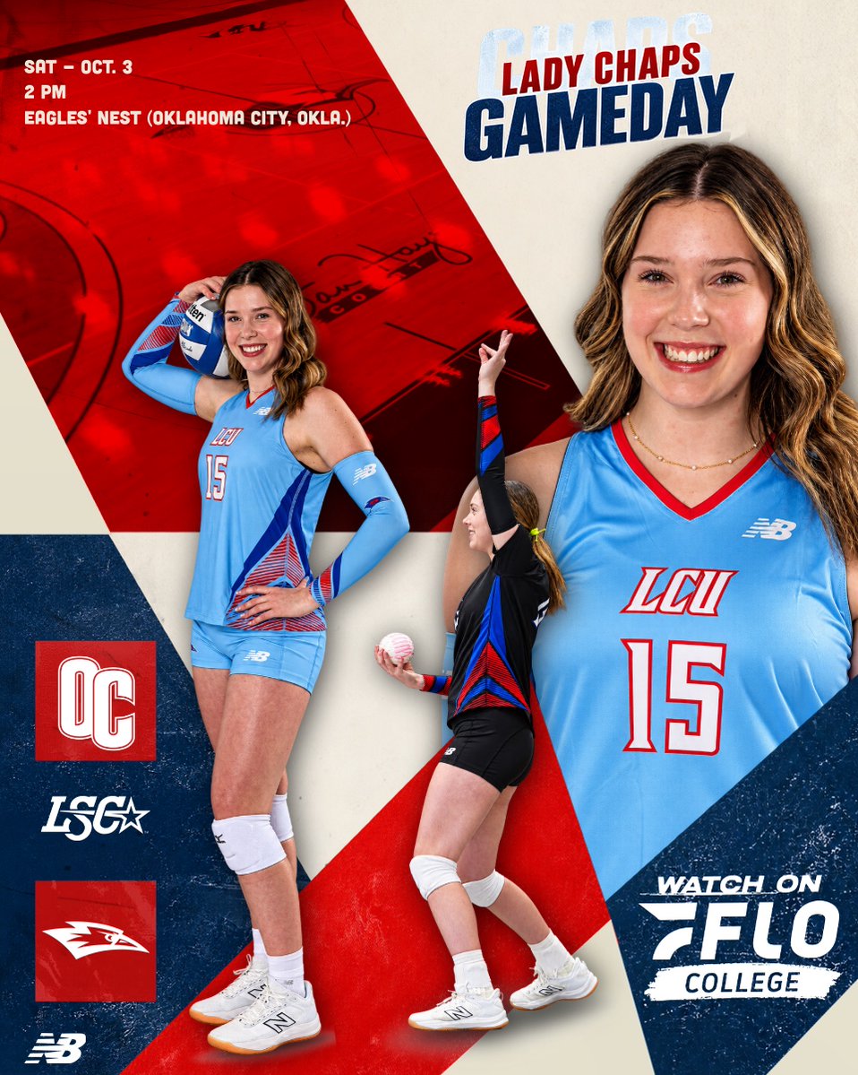 LCUVolleyball's tweet photo. π VOLLEYBALL MATCH DAY
β°: 2 p.m.
π: Oklahoma Christian
π: Oklahoma City, Okla.
ποΈ: Eagles' Nest
Game Links: https://t.co/kZ8vkjbJrh
#D2VB | #lscvb https://t.co/RZAD9eaG3c