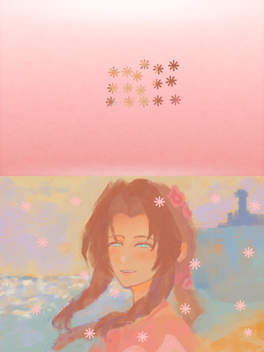 hayhujan's tweet photo. #aerith🌺 https://t.co/vJ02yEgFqY