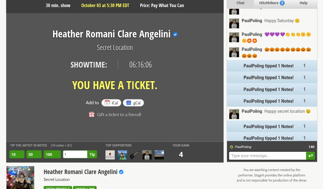 paupoljr's tweet photo. Today on stageit Secret location with @HromaniAngelini 
https://t.co/08hMYvqQQH https://t.co/jgWaxVxU0C