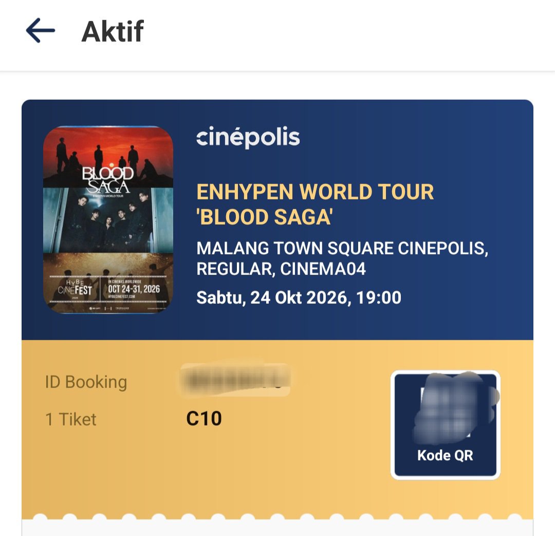 blcxbuster's tweet photo. dluan yahh. pemanasan sblm nonton konsernya beneran awoakwowok #HYBECINEFEST #ENHYPEN #BLOODSAGA https://t.co/arPoge76wf