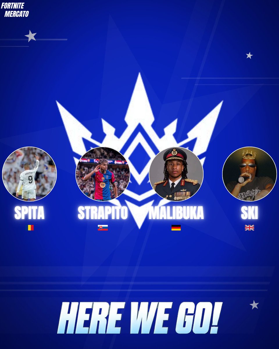 FNmercato's tweet photo. 🚨 NEW SIGNINGS - KNIGHTS OF SHADOWS

@KoSEsportss have reached an agreement to sign @spitafn 🇷🇴 @strapitak 🇸🇰 @Malibukinha 🇩🇪 @yunngski 🇬🇧 as their new academic players!

How would you rate these signings out of 10? 👀 https://t.co/9DvNtSWGfO