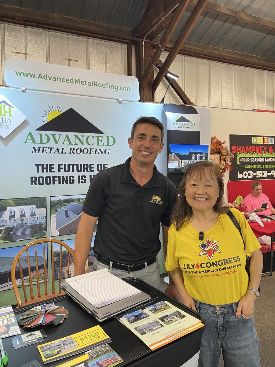 Lily4Liberty's tweet photo. I had a wonderful time yesterday at Deerfield Fair, NH. Thank you for stopping by at the GOP booth (inside Building 3) &amp; greeting me outside. 

I am going to Claremont’s 29th annual festival &amp; Chili Cook-Off today. So many fun things to do in this beautiful fall season. See you! https://t.co/CbmryW7RXX