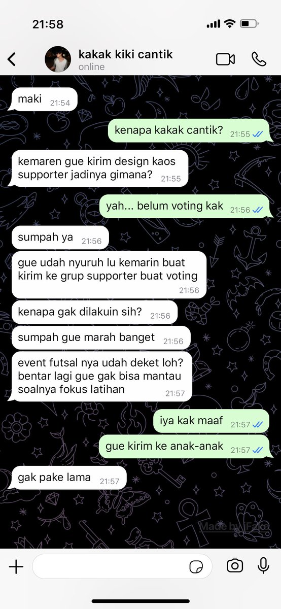 AsaloleNda's tweet photo. #maktak #mktk local au; maki pacaran sama ketua ultras sekolah yg galak banget, IDK AKU MAU NAMAIN INI APA https://t.co/2uRvJZebyx